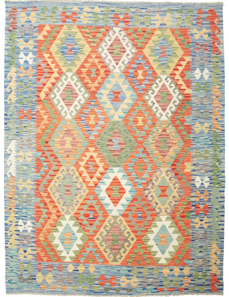 Kilim 179x239 Cm Kilim Afghanistan Hand-carded Wool