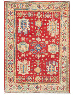Kazak 121x170 Cm Kazak, Pakistan, Hand-carded Wool (warp: