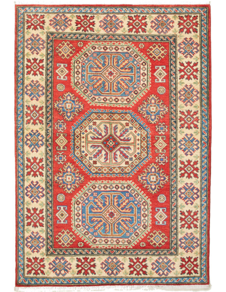 Kazak 121x174 Cm Kazak, Pakistan, Hand-carded Wool (warp: