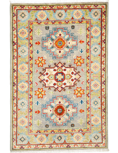 Kazak 83x125 Cm Kazak, Afghanistan, Hand-carded Wool, Warp: