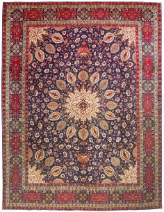 Tabriz 300x395 Cm Tabriz, Persia, Lana Cardata A Mano