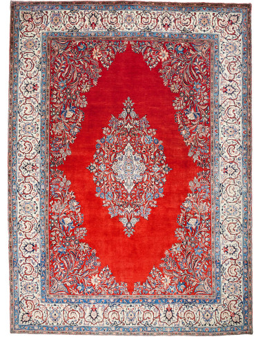 Sarough 267x368 Cm Sarough, Persia, Lana Cardata A Mano