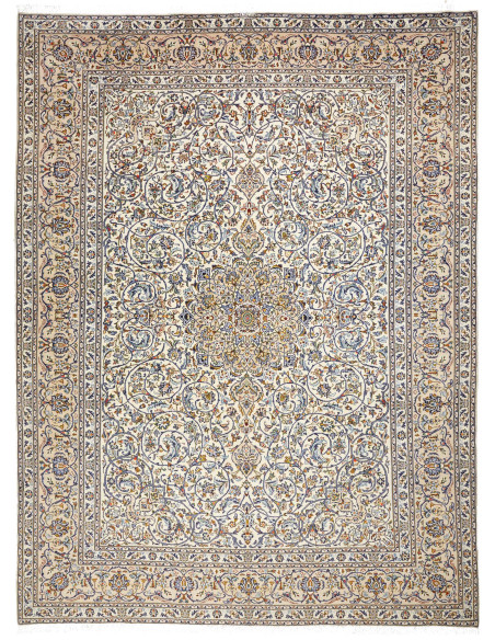 Kashan 297x393 Cm Kashan, Persia, Hand-carded Wool (cotton