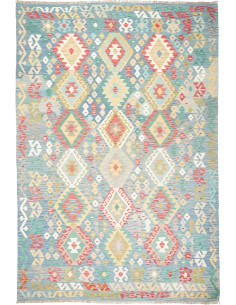 Kilim 211x309 Cm Kilim Afghanistan, Lana Cardata A Mano