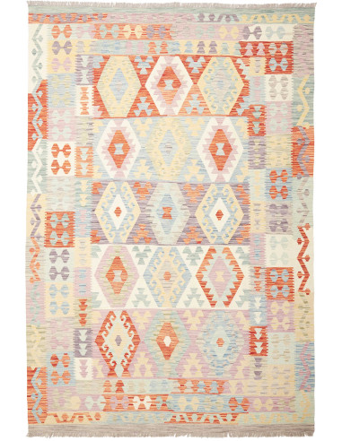 Kilim 198x298 Cm Kilim Afghanistan Lana Cardata A Mano