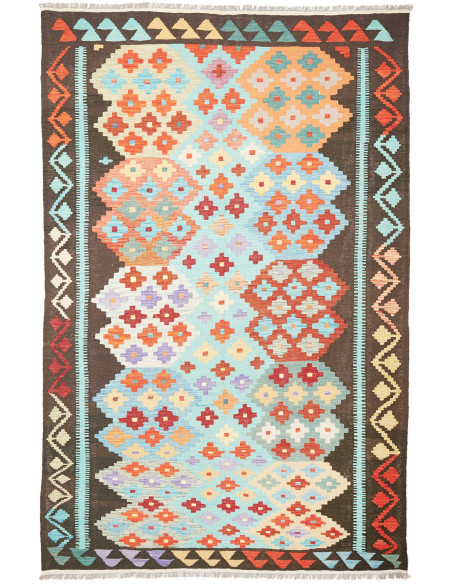 Kilim 200x306 Cm Kilim, Afghanistan, Hand-carded Wool (warp: