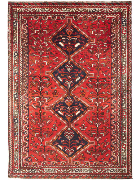 Shiraz 180x260 Cm Shiraz, Persia, Hand-carded Wool, Cotton