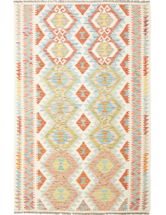 Kilim 124x184 Cm Kilim, Afghanistan, Hand-carded Wool (warp: