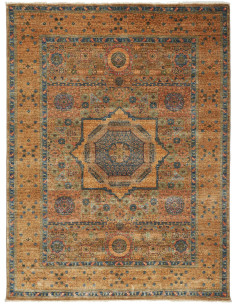 Rug Mamlouk Pakistan 154x205 Golden Brown Deep