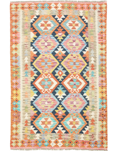 Kilim 120x186 Cm Kilim Afghanistan, Lana Cardata A Mano