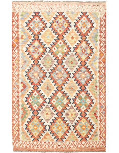 Kilim 120x188 Cm Kilim Afghanistan, Hand-carded Wool (warp