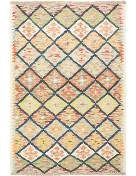 Kilim 125x188 Cm Kilim, Afghanistan, Lana Cardata A Mano
