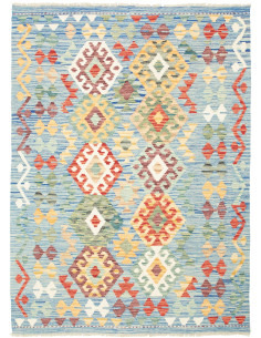 Kilim 128x178 Cm Kilim, Afghanistan, Lana Cardata A Mano