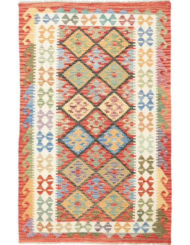 Kilim 125x200 Cm Kilim, Afghanistan, Hand-carded Wool (warp: