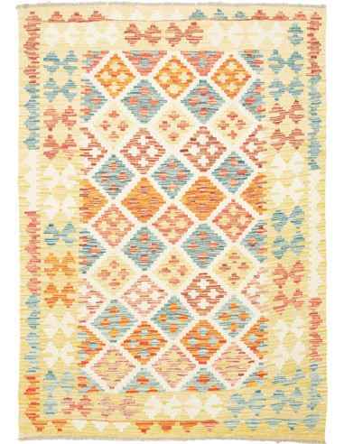 Kilim 127x179 Cm Kilim Afghanistan Hand-carded Wool Cotton