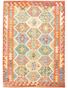 Kilim 126x176 Cm Kilim Afghanistan, Lana Cardata A Mano