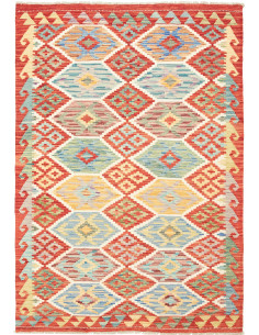 Kilim 125x182 Cm Kilim Afghanistan Hand-carded Wool