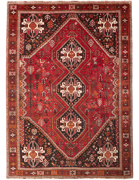 Shiraz 215x300 Cm Shiraz Persia Lana Cardata A Mano Cotone