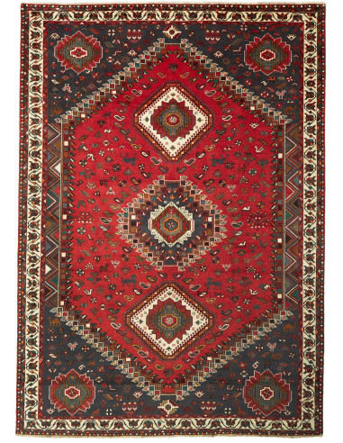 Shiraz 220x308 Cm Shiraz, Persia, Hand-carded Wool (warp: