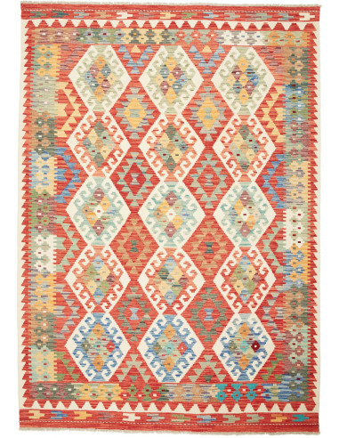 Kilim 176x248 Cm Kilim Afghanistan, Lana Cardata A Mano,