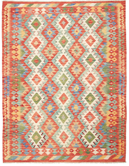 Kilim 171x230 Cm Kilim, Afghanistan, Lana Cardata A Mano