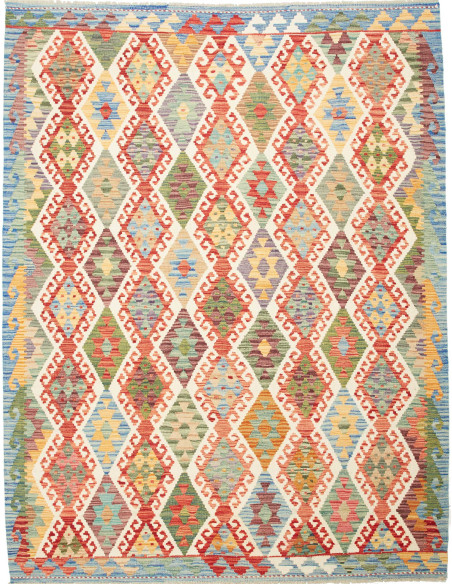 Kilim 181x237 Cm Kilim Afghanistan Lana Cardata A Mano