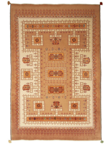 Nimbaft 207x317 Cm Nimbaft, Persia, Lana Cardata A Mano