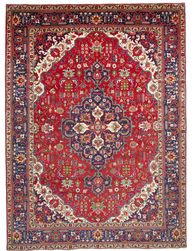 Tabriz 250x340 Cm Tabriz Persia Lana Cardata A Mano