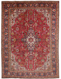 Tabriz 255x345 Cm Tabriz, Persia, Lana Cardata A Mano