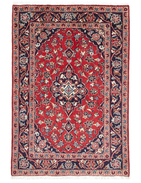 Kashan Fine 98x159 Cm Kashan Fine, Persia, Hand-carded Wool