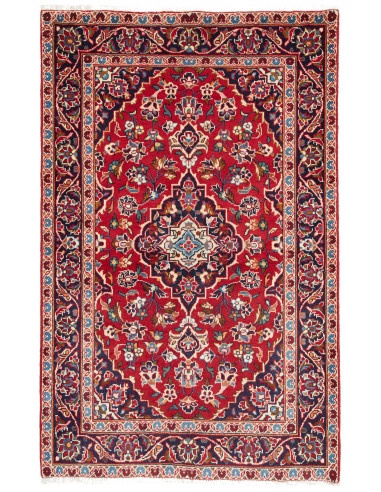 Kashan Fine 98x153 Cm Kashan Fine, Persia, Hand-carded Wool