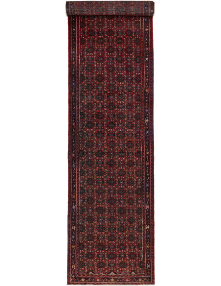 Hamadan 120x510 Cm Hamadan, Persia, Lana Cardata A Mano,
