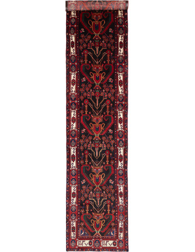 Hamadan 102x477 Cm Hamadan, Persia, Hand-carded Wool (cotton
