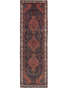 Hamadan 110x360 Cm Hamadan Persia Hand-spun Wool Cotton