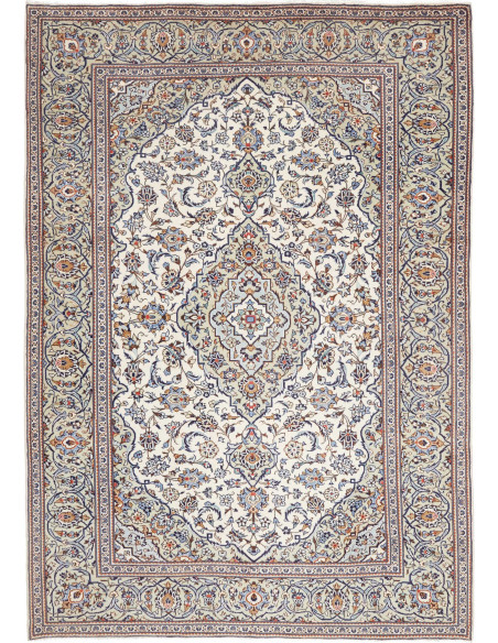 Kashan 195x287 Cm Kashan, Persia, Hand-carded Wool (warp: