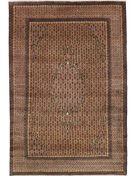 Moud 142x213 Cm Moud Persia Hand-carded Wool (warp: Cotton)