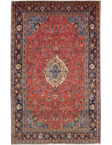 Sarough 198x315 Cm Sarough, Persia, Hand-carded Wool (cotton