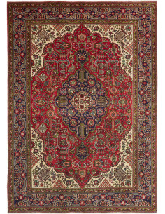 Tabriz 204x290 Cm Tabriz, Persia, Lana Cardata A Mano