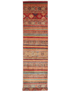 Tappeto Samarkand Pakistan 95x469 Rosso Terraco