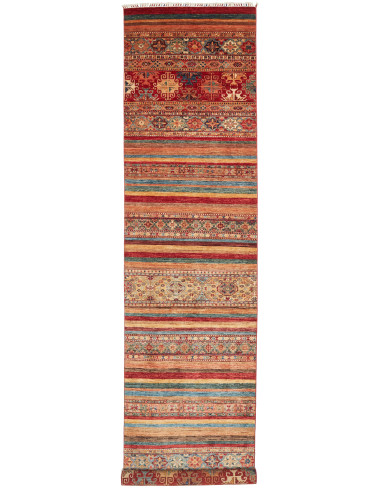 Tappeto Samarkand Pakistan 95x469 Rosso Terraco