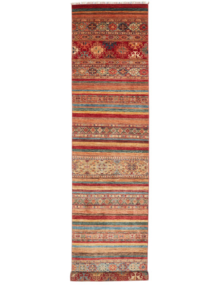 Tappeto Samarkand Pakistan 95x469 Rosso Terraco