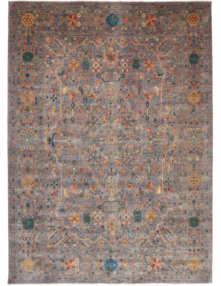 Tappeto Shahi Fine Pakistan 266x364 Grigio-blua
