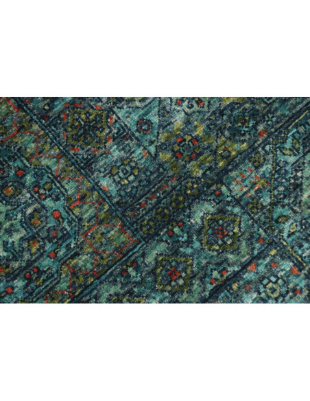 Rug Mamlouk Pakistan 146x208 Petrol Blue Emeral