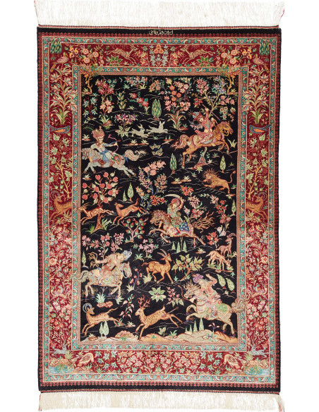 Ghom Seta 78x117 Cm Ghom Seta, Persia. 100% Seta,