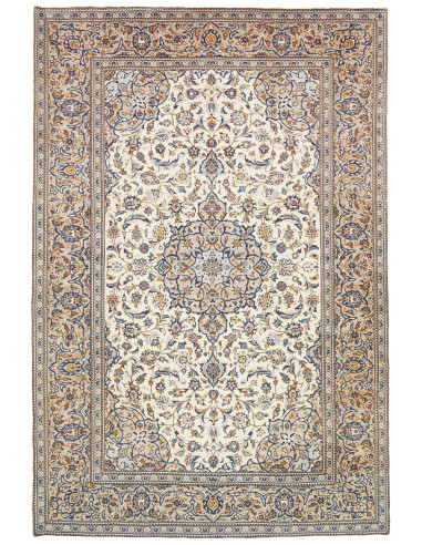 Kashan 195x292 Cm Kashan, Persia, Lana Cardata A Mano