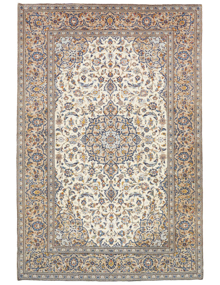Kashan 195x292 Cm Kashan, Persia, Lana Cardata A Mano