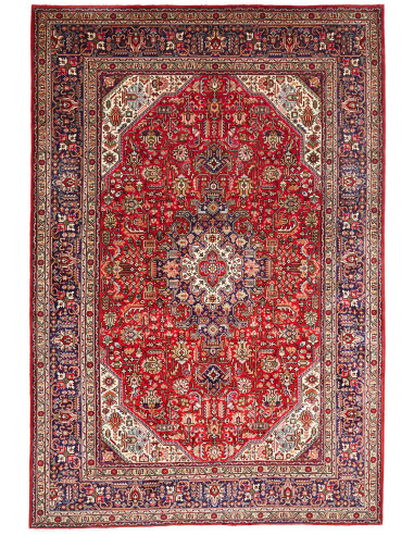 Tabriz 200x298 Cm Tabriz, Persia, Hand-carded Wool, Cotton