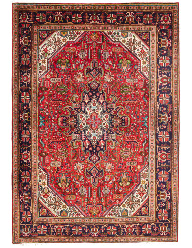 Tabriz 205x285 Cm Tabriz, Persia, Lana Cardata A Mano