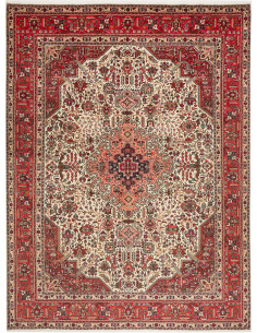 Tabriz 248x327 Cm Tabriz Persia Lana Cardata A Mano Cotone