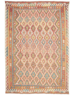 Kilim 208x302 Cm Kilim, Afghanistan, Lana Cardata A Mano